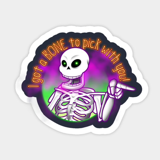 Mr.Bones Says Sticker by spdy4